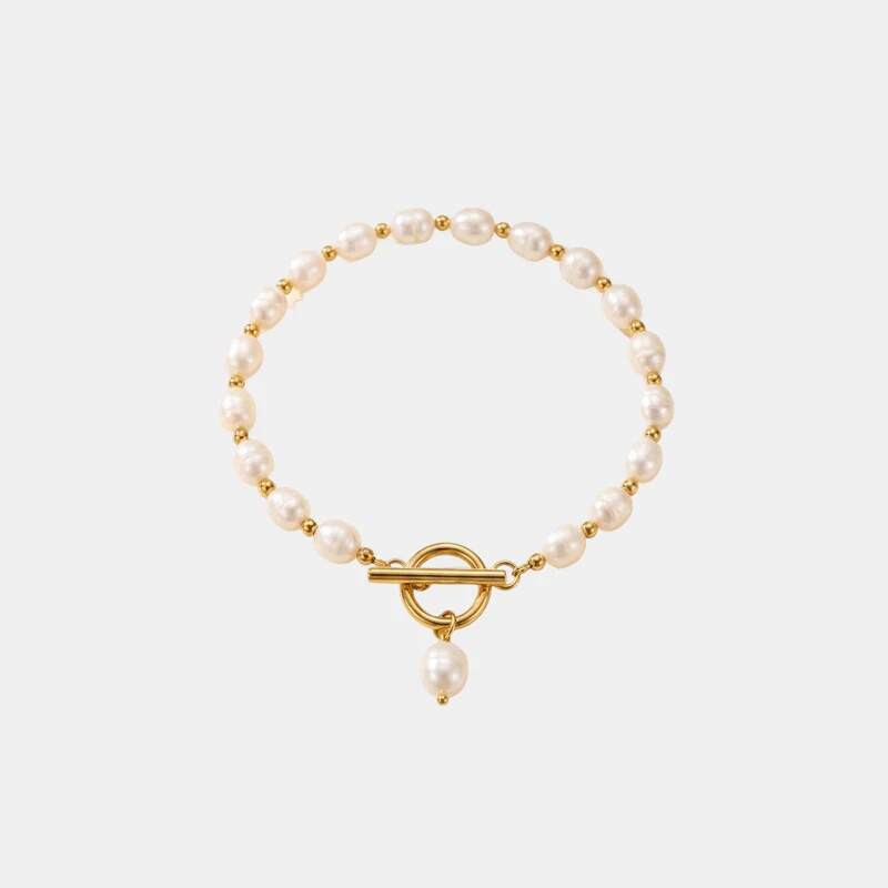 ✨ Turquoise Bead & Freshwater Pearl Necklac