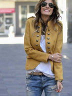 Stunncal Casual Button Design Coat
