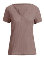 Stunncal V-Neck Solid Color T-Shirt (16 colors)
