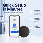 AI Pocket Translator – Real-Time Two-Way Voice Translation in 165+ Languages