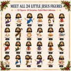 ✝️24 Days of Little Jesus Advent Calendar – 24 Unique Faith-Filled Christmas Surprises✨